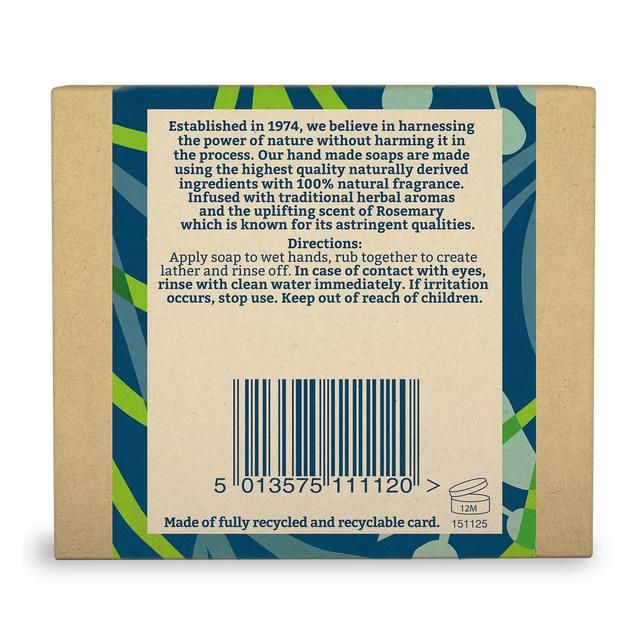 Faith in Nature Rosemary Pure Hand Made Soap Bar   100g