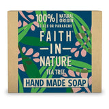 Faith in Nature Tea Tree Pure Hand Made Soap Bar   100g