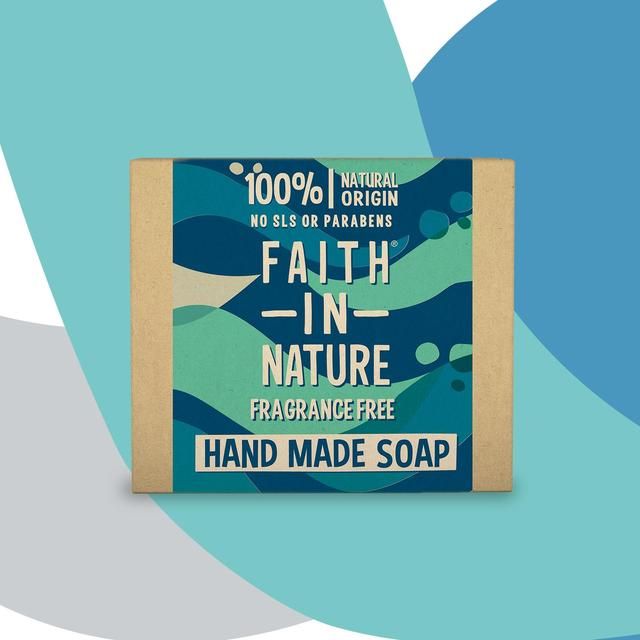 Faith in Nature Unfragranced Pure Hand Made Soap Bar   100g