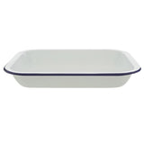 Falcon Rectangular Enamel Roaster Blue 28cm