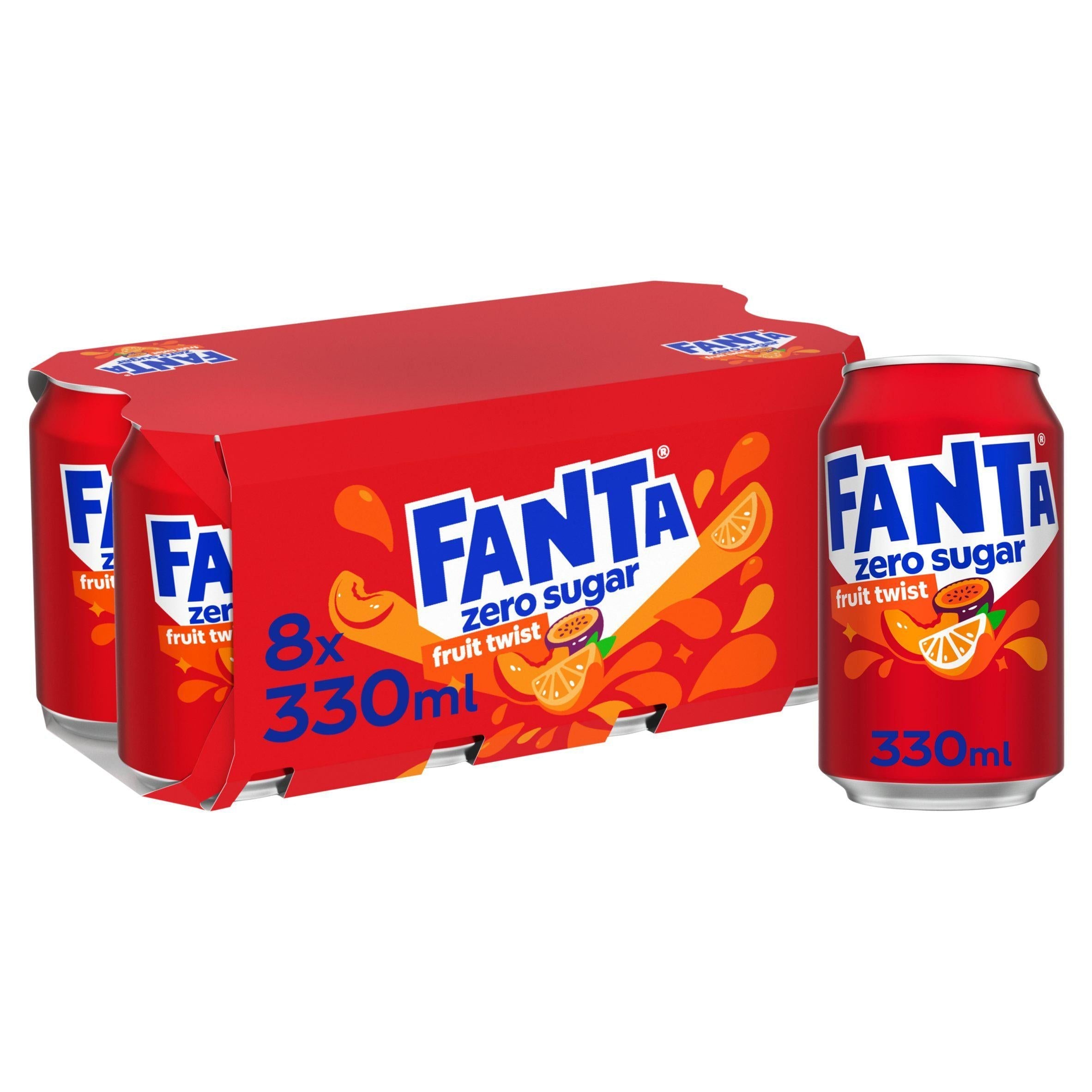 Fanta Fruit Twist Zero 8x330ml