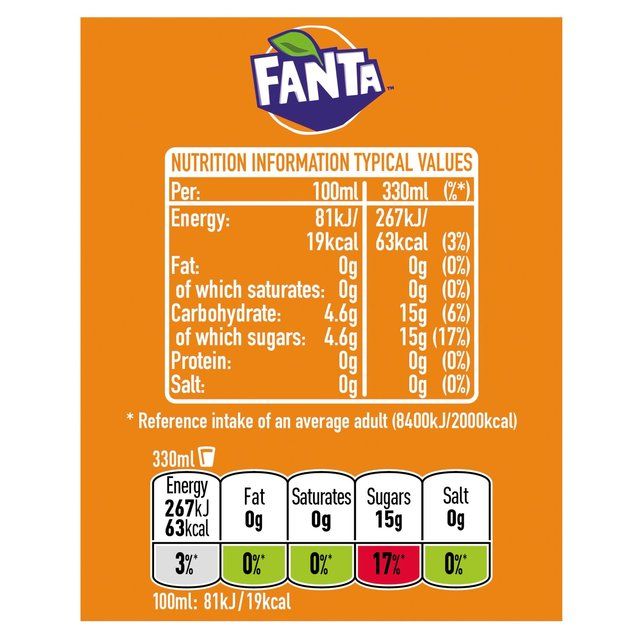 Fanta Orange   24 x 330ml