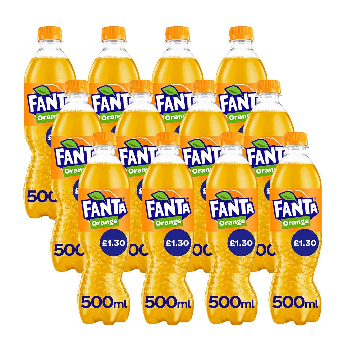 Fanta Orange PMP &amp;pound;1.30, 12 x 500ml