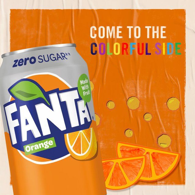 Fanta Orange Zero   8 x 330ml