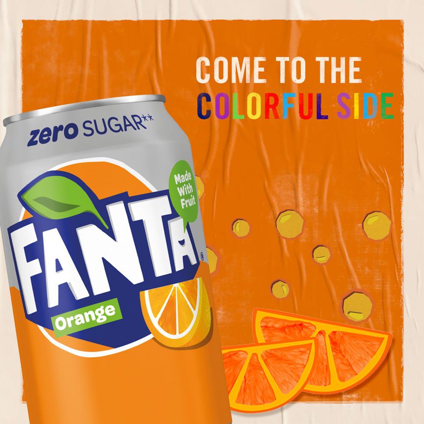 Fanta Orange Zero Cans