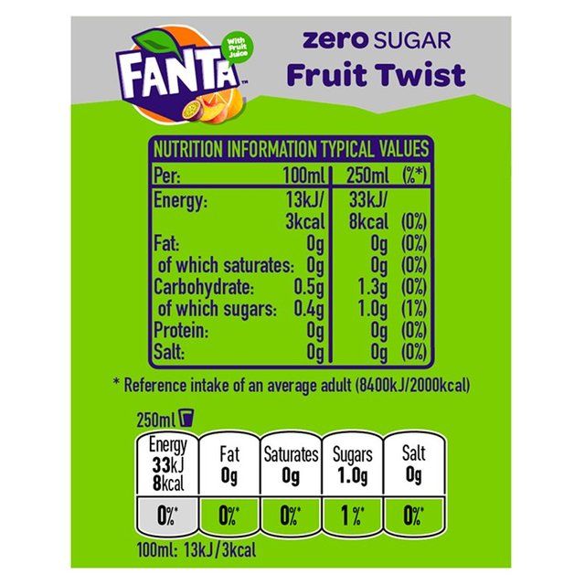 Fanta Zero Fruit Twist    2L