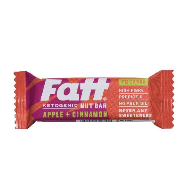 Fatt Apple &amp;amp; Cinnamon Ketogenic Nut Bar   30g