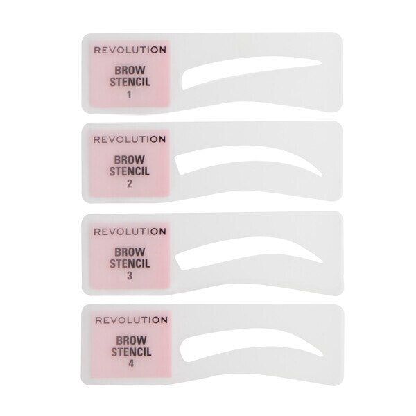 Revolution Stamp & Go Brow Kit Dark Brown GOODS Superdrug   