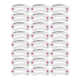 LUVYAH Cosmetics Eyebrow Stencils Template 24pcs GOODS Superdrug   