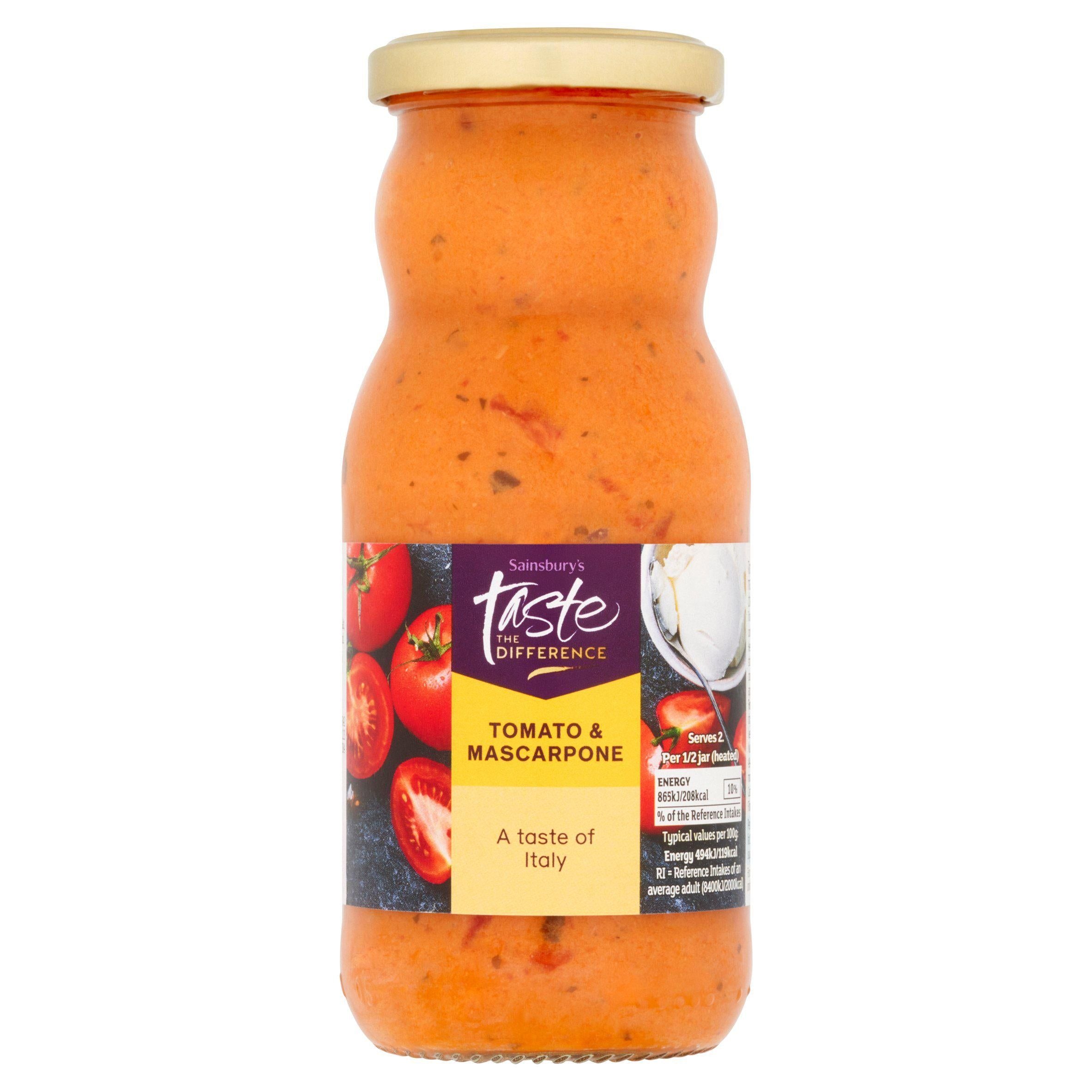 Sainsbury's Tomato & Mascarpone Pasta Sauce, Taste the Difference 350g GOODS Sainsburys   