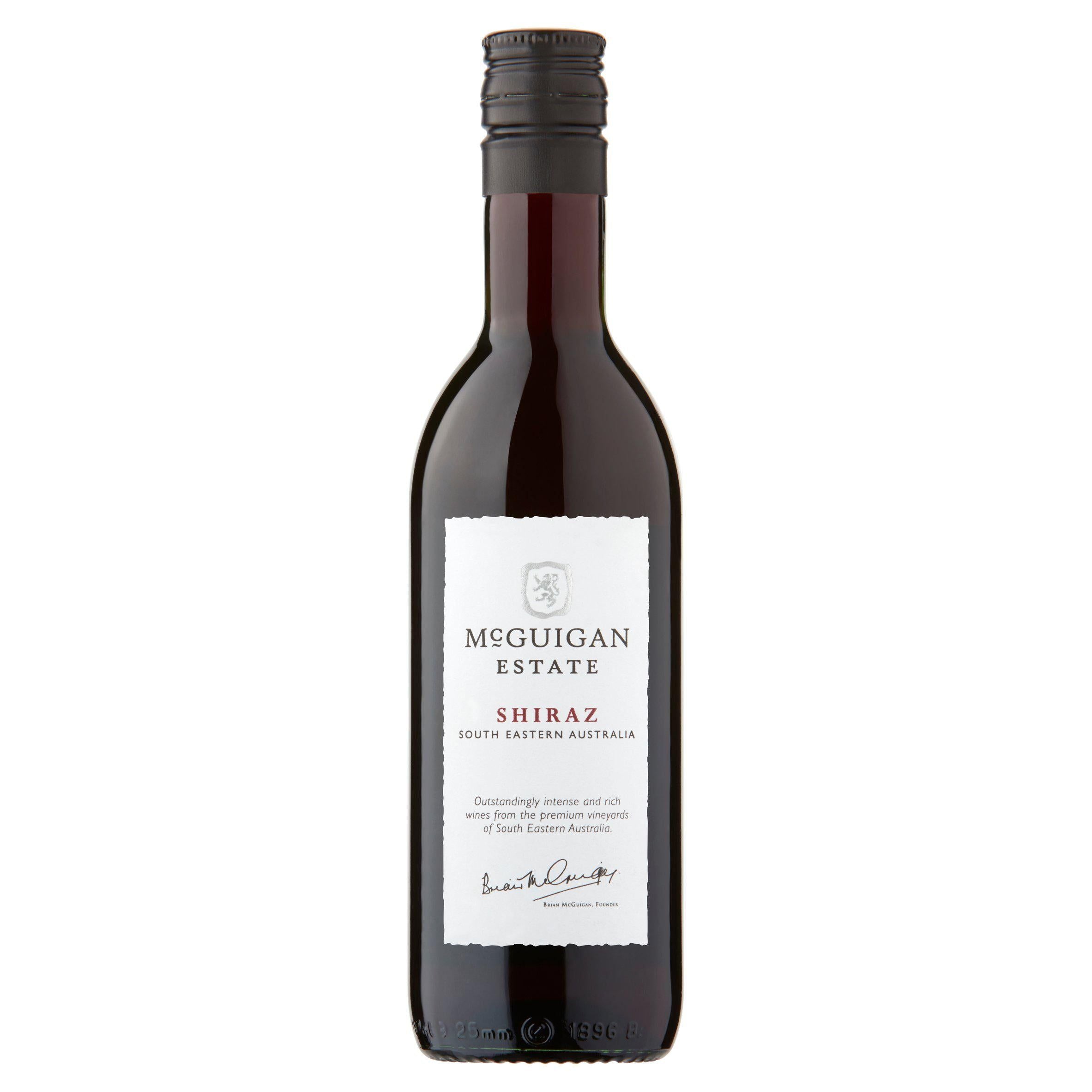 McGuigan Estate Shiraz (Small bottle) 18.7cl All red wine Sainsburys   