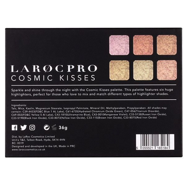 LaRoc Pro Cosmic Kisses - Highlighter Palette