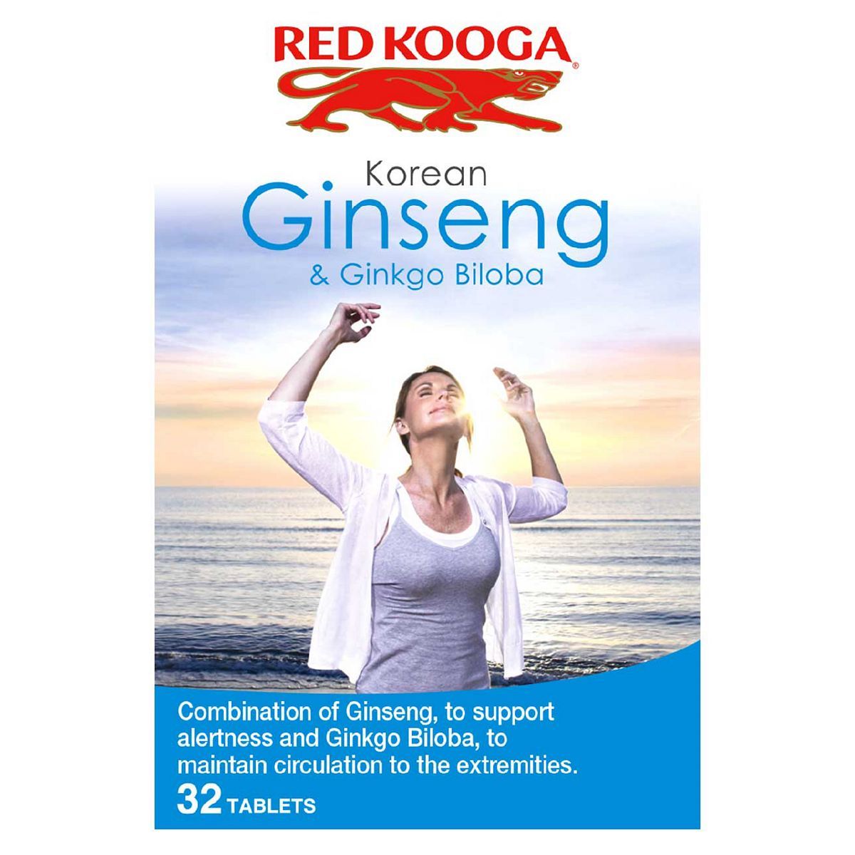 Red Kooga Ginkgo Biloba & Ginseng - 32 tablets Vitamins, Minerals & Supplements Boots   