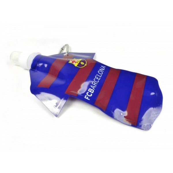 FC Barcelona Football Flat Sports Water Bottle (350ml)