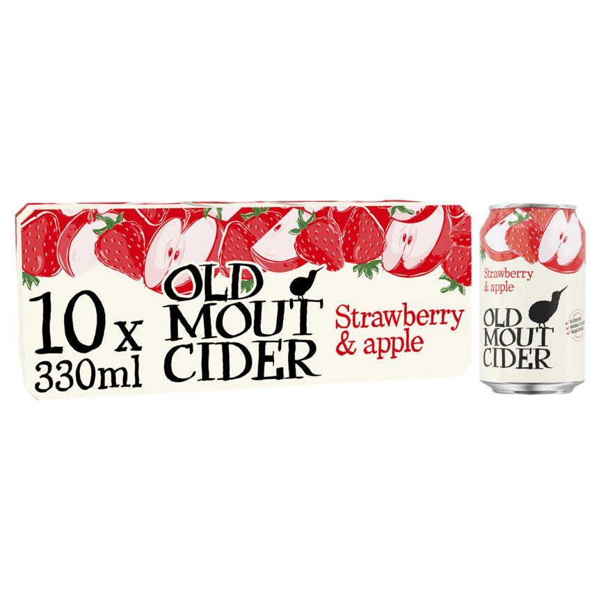 Old Mout Cider Strawberry & Apple Cider Cans GOODS ASDA   