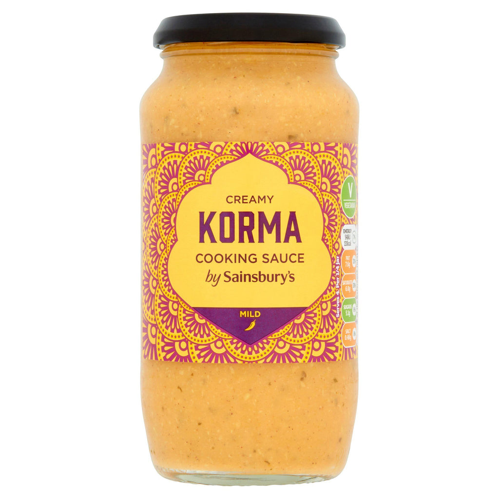 Sainsbury's Korma Curry Cooking Sauce 500g