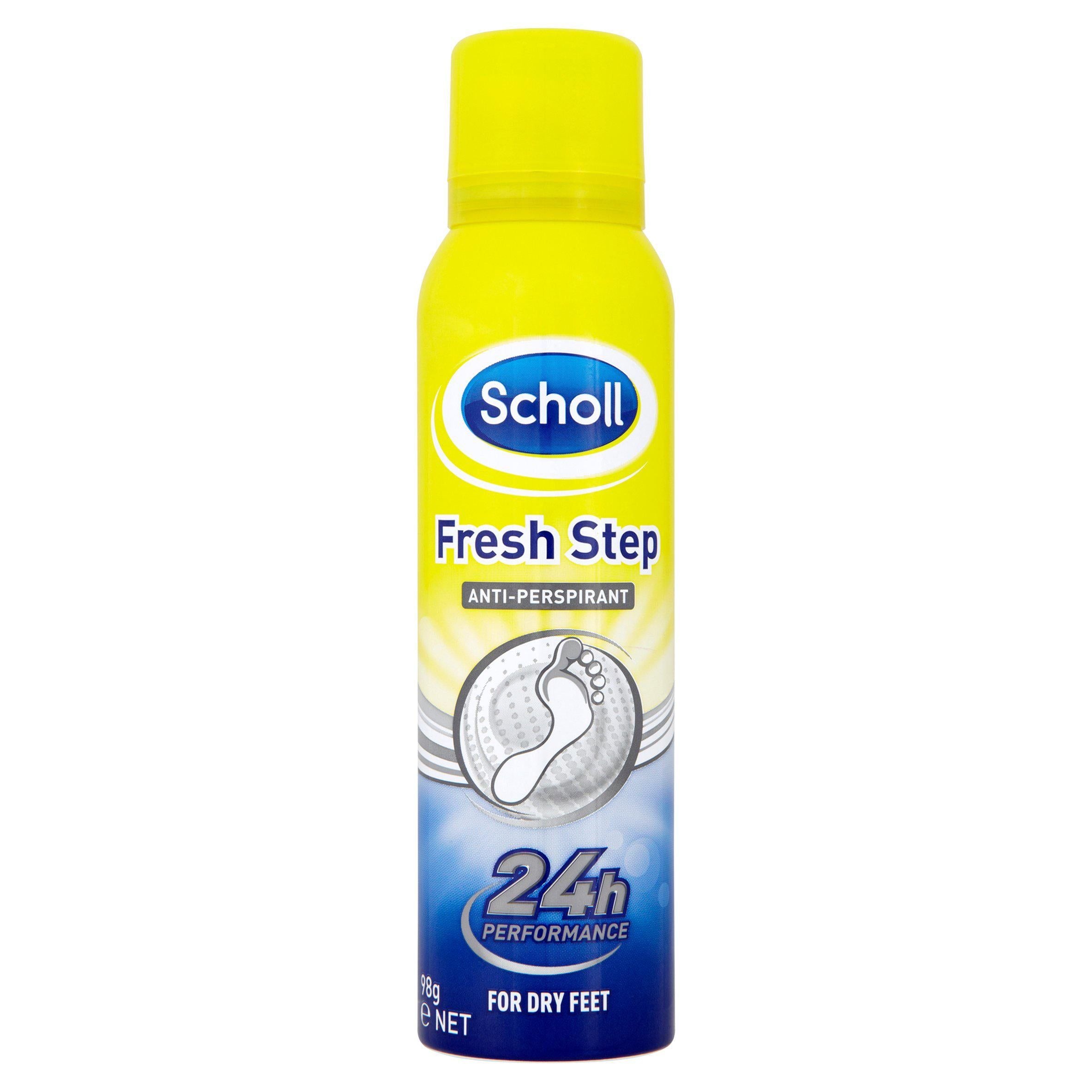 Scholl Fresh Step Antiperspirant Foot Spray 150 ml footcare Sainsburys   