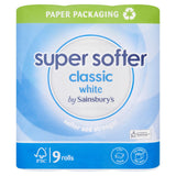 Sainsbury's Super Softer Classic Toilet Tissue x9 Rolls GOODS Sainsburys   