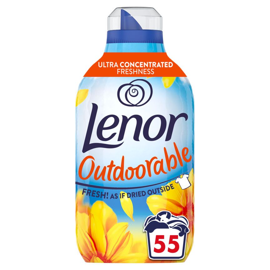 Lenor Outdoorable Fabric Conditioner Summer Breeze 55 Washes General Household ASDA   