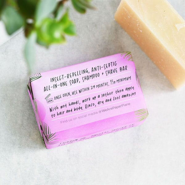 Paper Plane Travel Bar Soap 95g