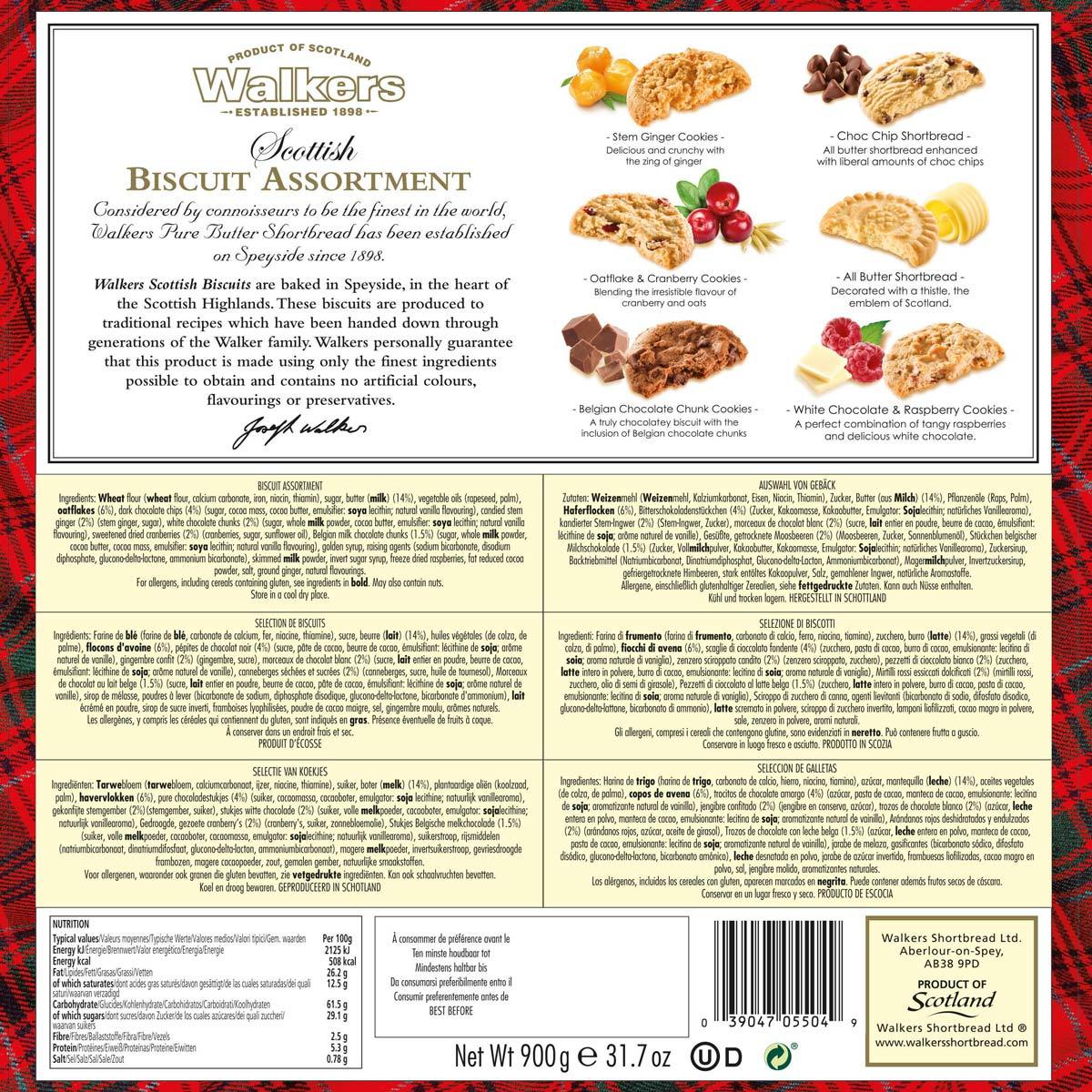 Walkers Scottish Biscuit Assortment, 900g GOODS Costco UK