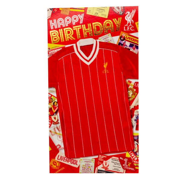 Liverpool FC Retro Birthday Card