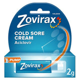 Zovirax Cold Sore Cream Aciclovir Pump 2g GOODS Superdrug   