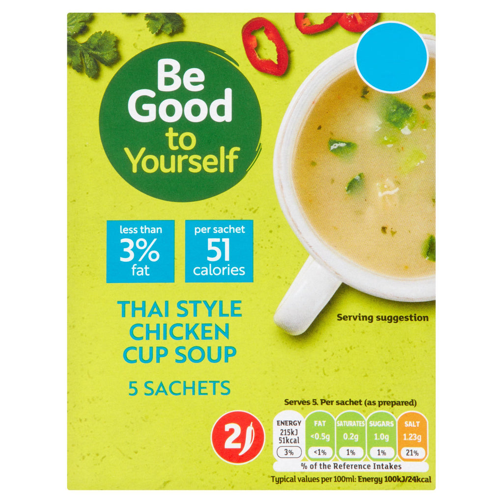 Sainsbury's Be Good to Yourself Thai Style Chicken Cup Soup 5x15g