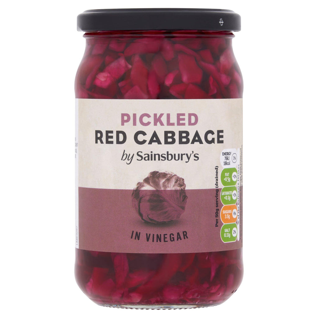 Sainsbury's Pickled Red Cabbage in Vinegar 440g (190g*)