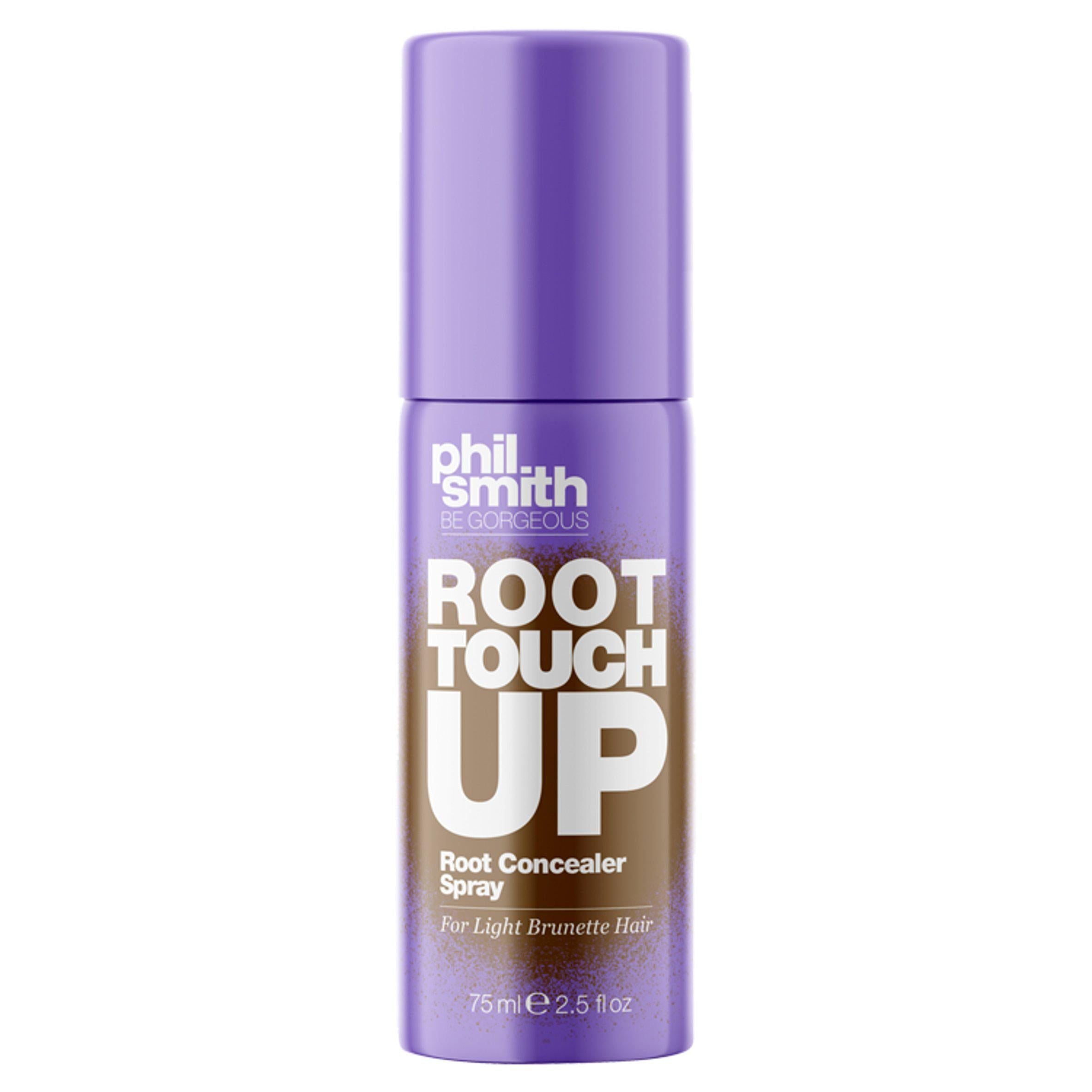 Phil Smith Be Gorgeous Root Touch Up Root Concealer Spray for Light Brunette Hair 75ml Beauty at home Sainsburys   