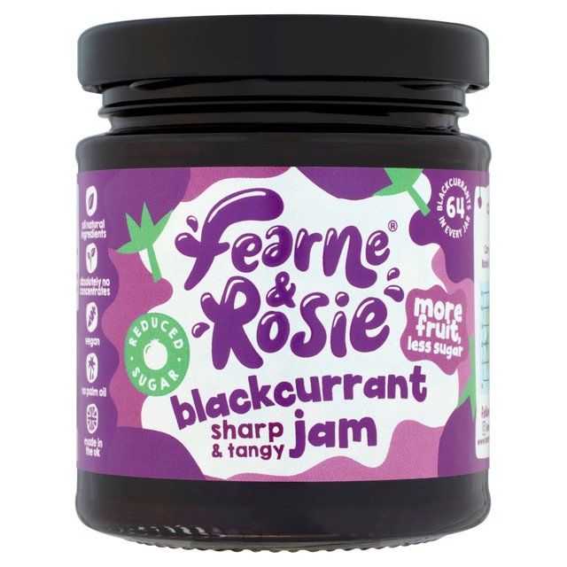 Fearne and Rosie Reduced Sugar Blackcurrant Jam