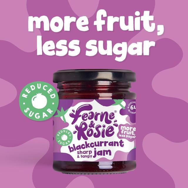 Fearne and Rosie Reduced Sugar Blackcurrant Jam