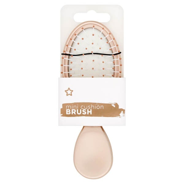 Superdrug Mini Hair Brush in Gold GOODS Superdrug   