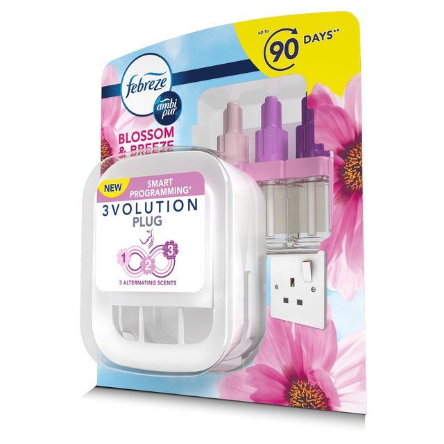 Febreze 3Volution Air Freshener Blossom &amp;amp; Breeze Starter Kit   20ml