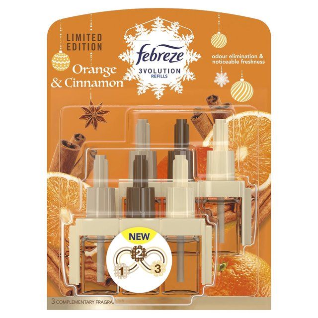 Febreze 3volution Twin Plug In Refill Orange &amp;amp; Cinnamon 2x20ml Default Title