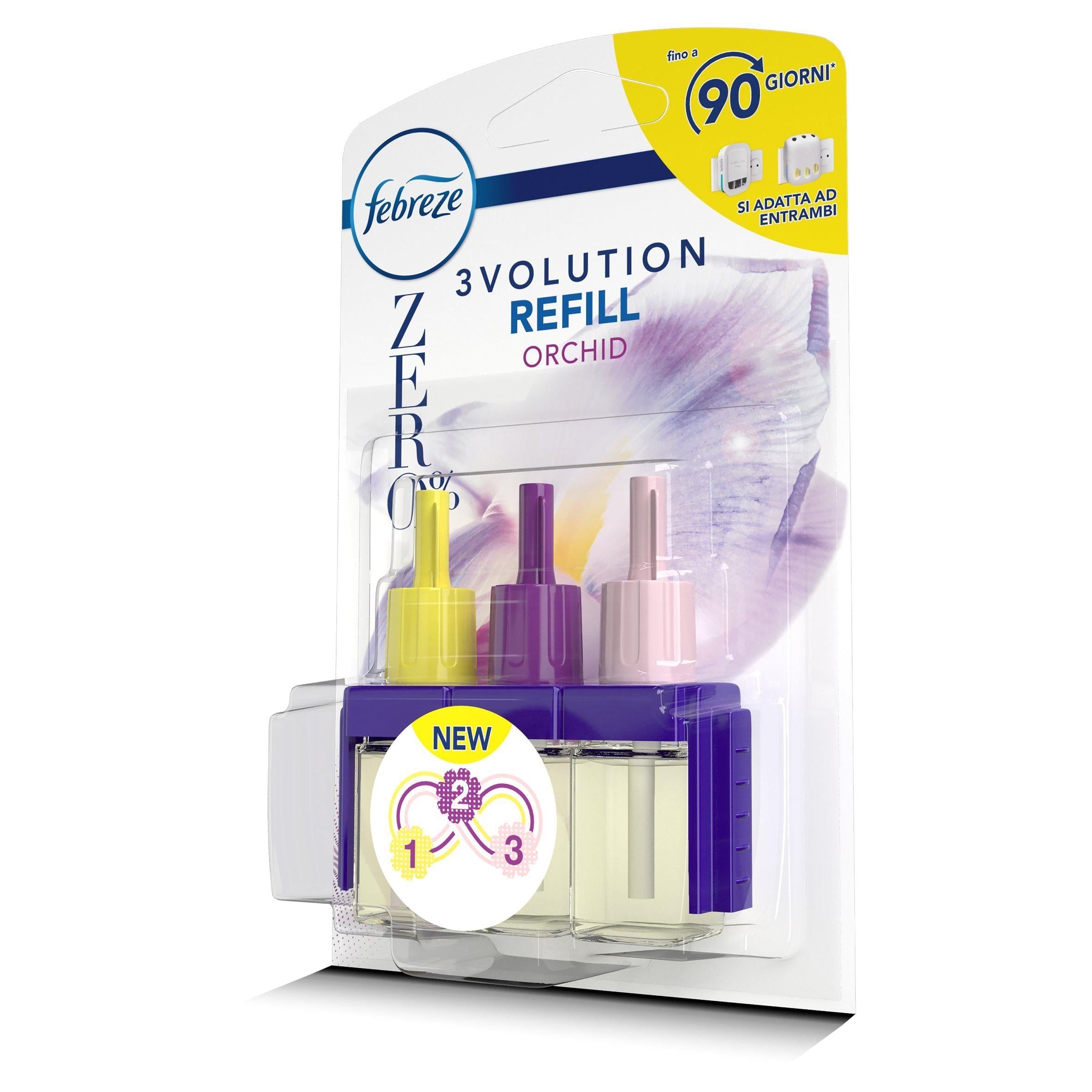 Febreze 3Volution Zero% Air Freshener Plug-In Refill Orchid