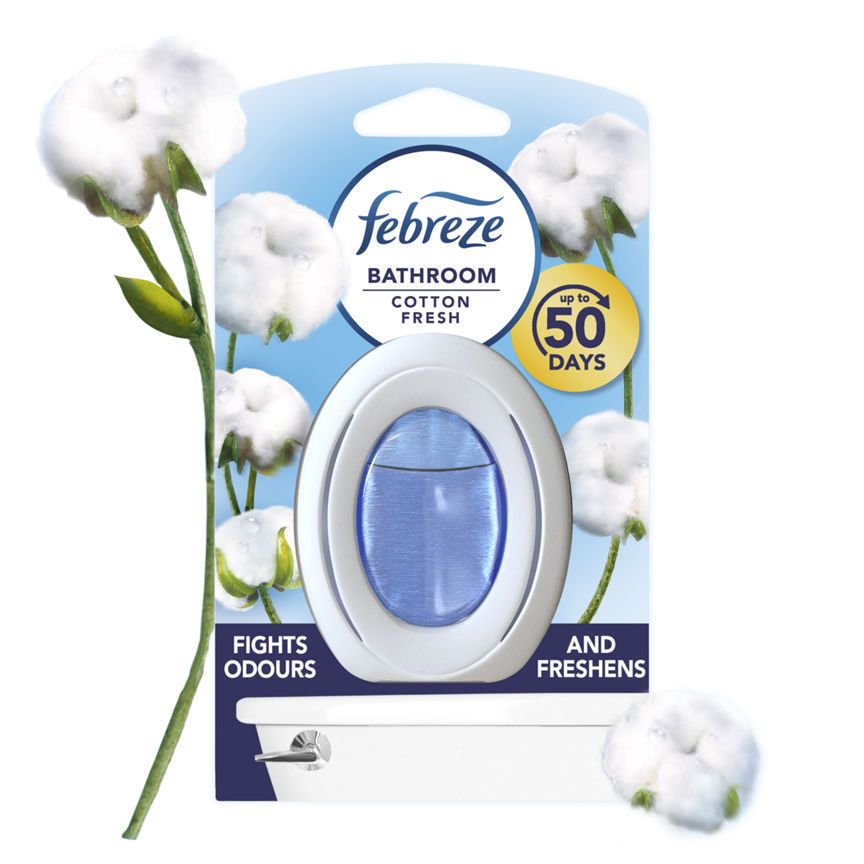 Febreze Air Freshener Bathroom Block, Cotton Fresh&amp;nbsp;