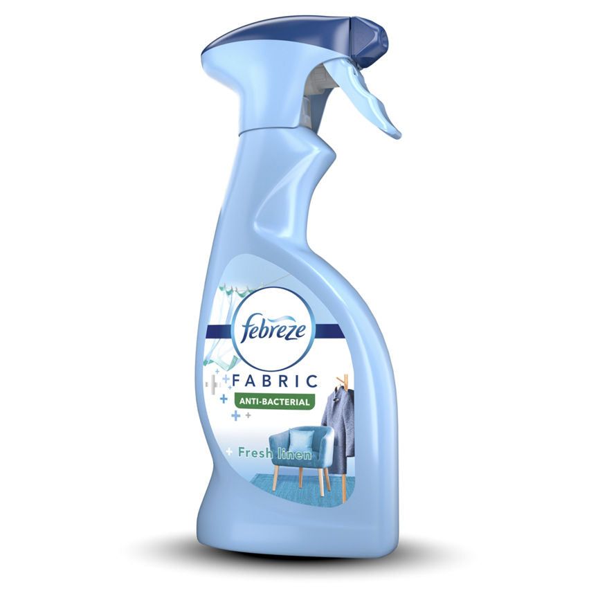 Febreze Antibacterial Fabric Freshener Spray Fresh Linen