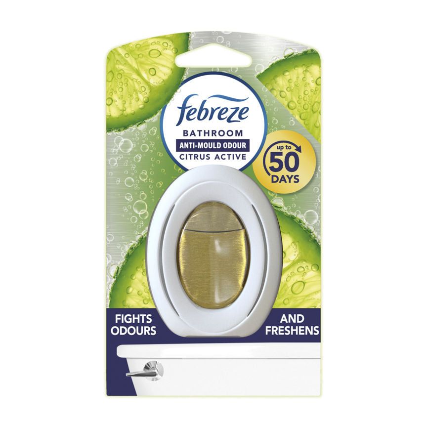 Febreze Bathroom, Continuous Air Freshener Citrus To Fight Mouldy Odour 1 Count