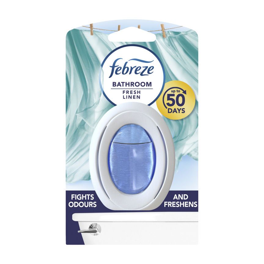 Febreze Bathroom, Continuous Air Freshener Fresh Linen 1 Count