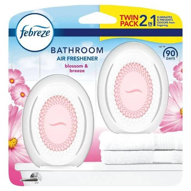 Febreze Bathroom, Continuous Air Freshener Odour Elimination &amp;amp; Prevention, Blossom &amp;amp; Breeze