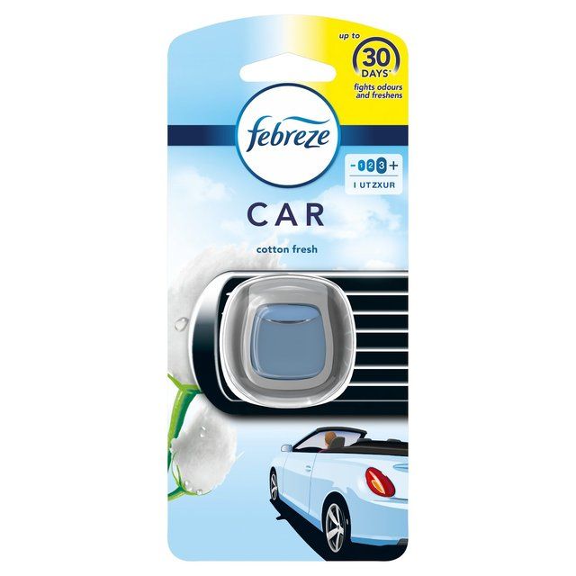 Febreze Car Clip Air Freshener Cotton   2ml