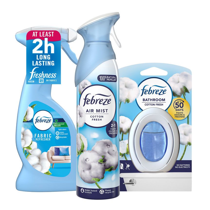 Febreze Cotton Fresh Essentials Bundle