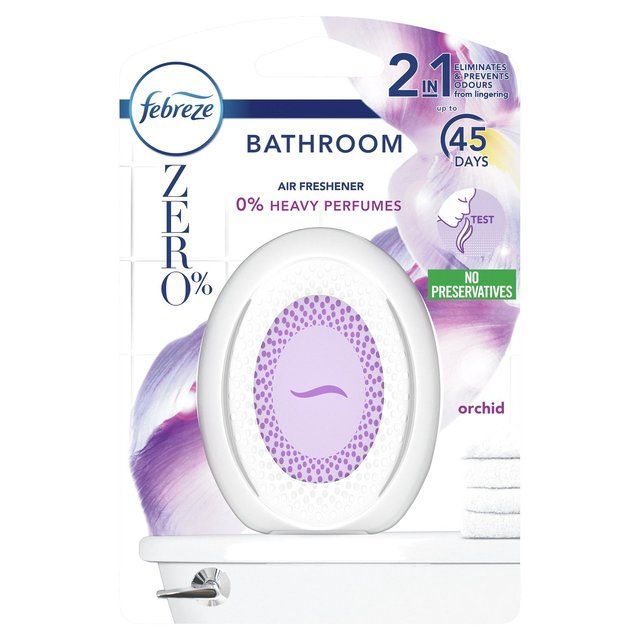 Febreze Zero% Bathroom Air Freshener Orchid