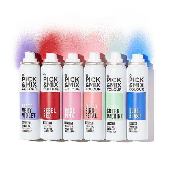 Pick & Mix Temporary Hair Colour Spray Pastel Green 75ml