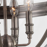 Feiss Adams 4 Light Pendant Chandelier in 2 Finishes