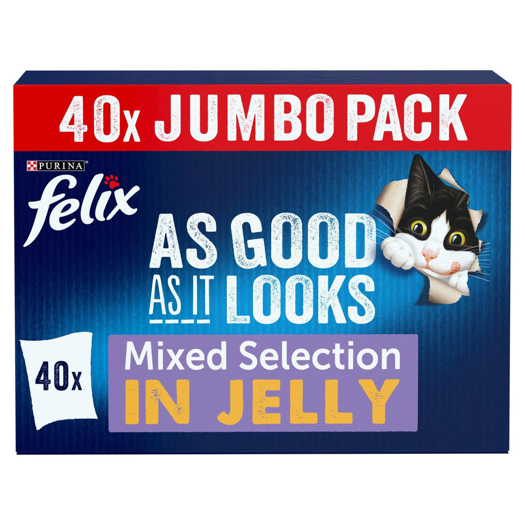 Felix As Good As It Looks Cat Food Mixed 40 X 100g