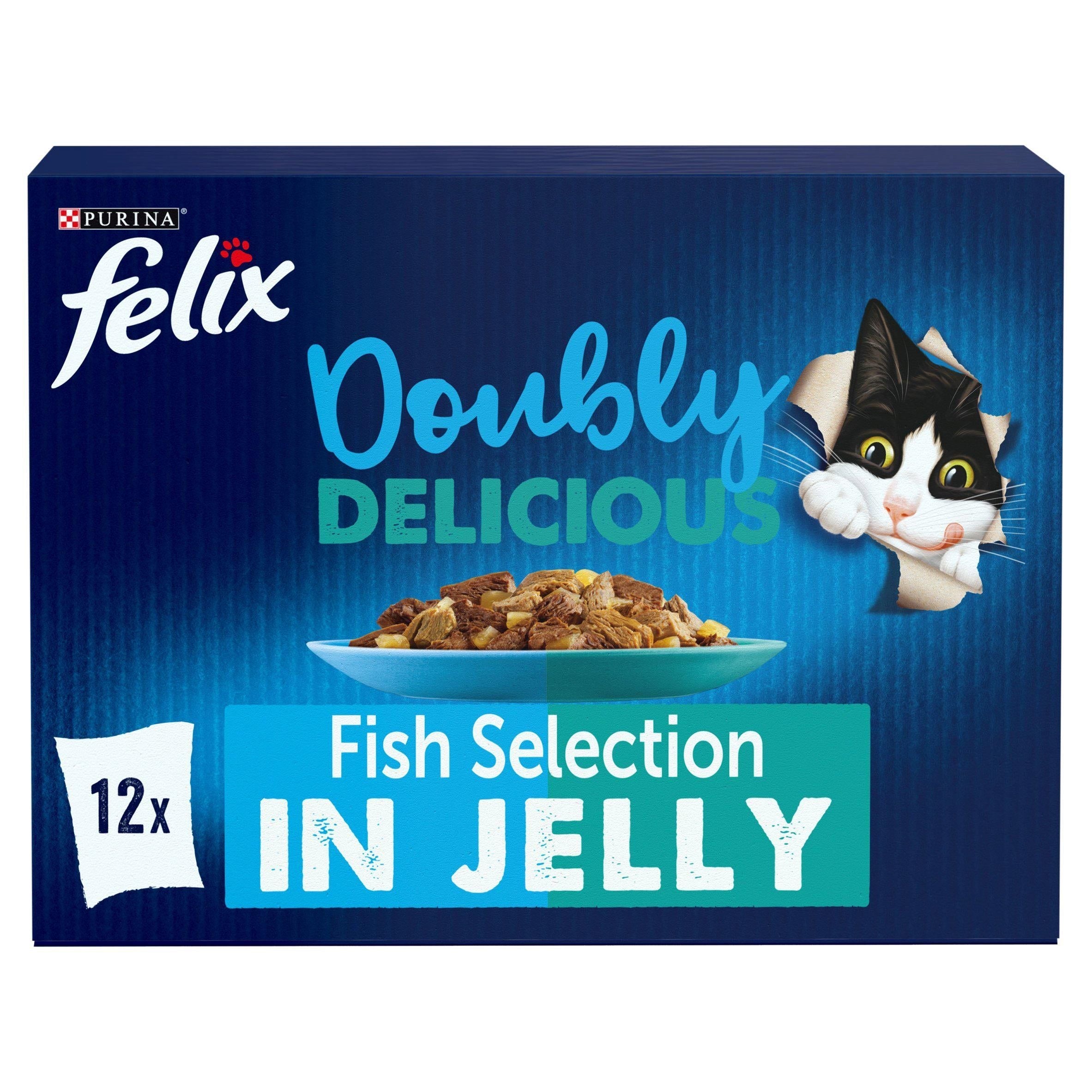 Felix As Good As It Looks Doubly Delicious Cat Food Fish 12x100g