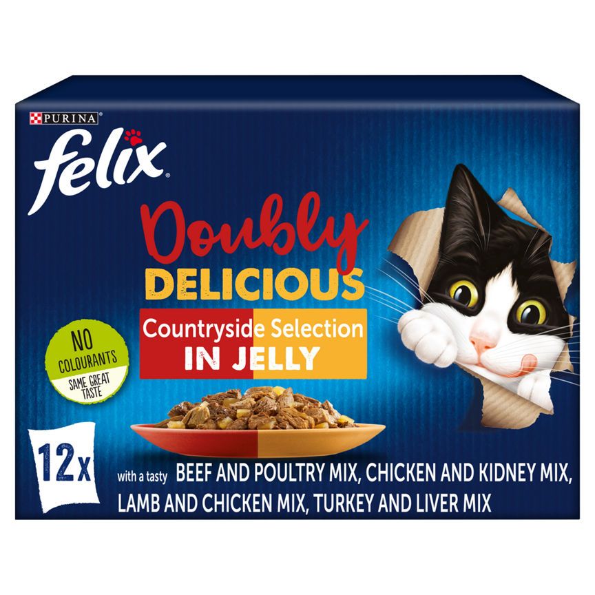 Felix As Good As It Looks Doubly Delicious Cat Food Meat