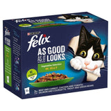 Felix As Good As it Looks Vegetable in Jelly Wet Cat Food   12 x 100g